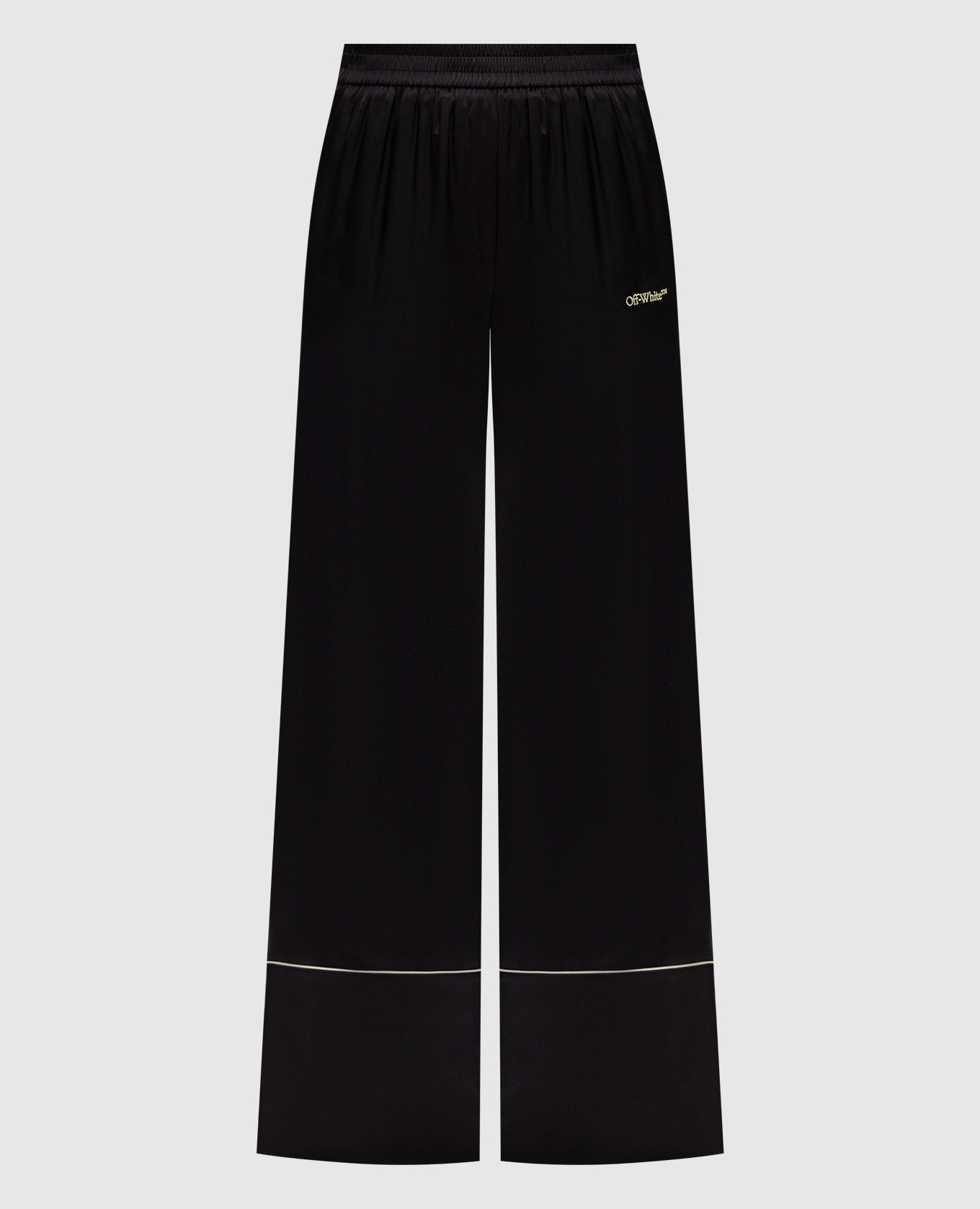 Brown silk pants Off-White