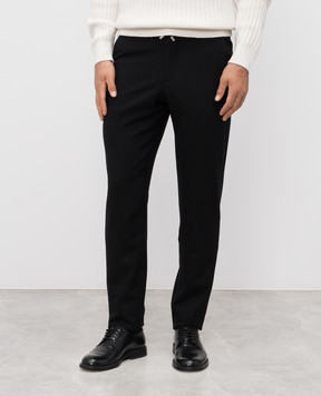 Enrico Mandelli Black wool pants GYMP015814