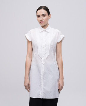 Y`S Yamamoto White asymmetrical blouse YPB03001