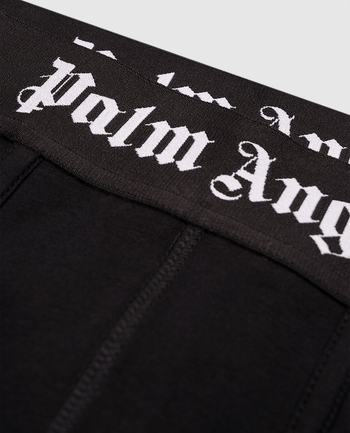 

Set of black boxer shorts with logo Palm Angels