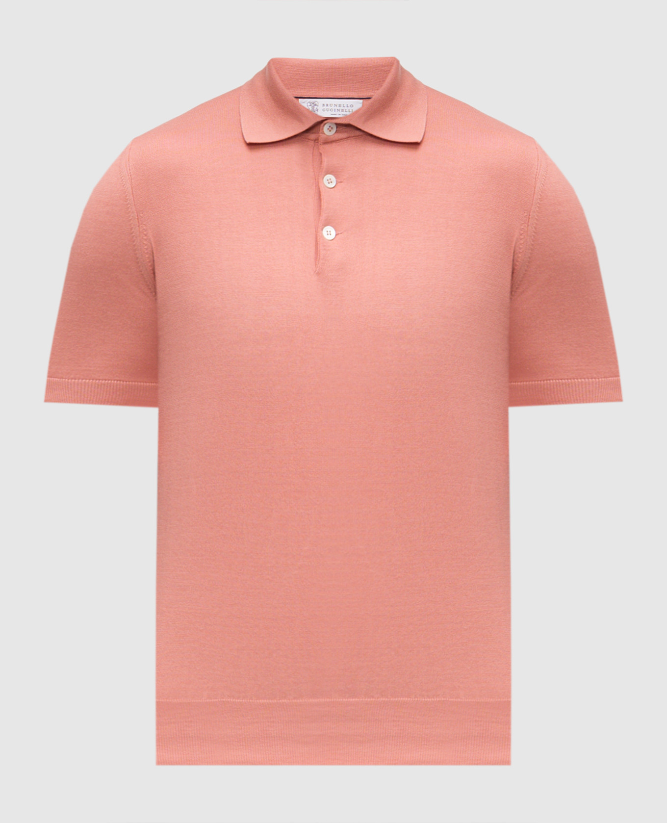 Pink polo Brunello Cucinelli