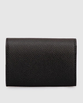 Valentino Black leather wallet with logo 7W2P0AS7SNP