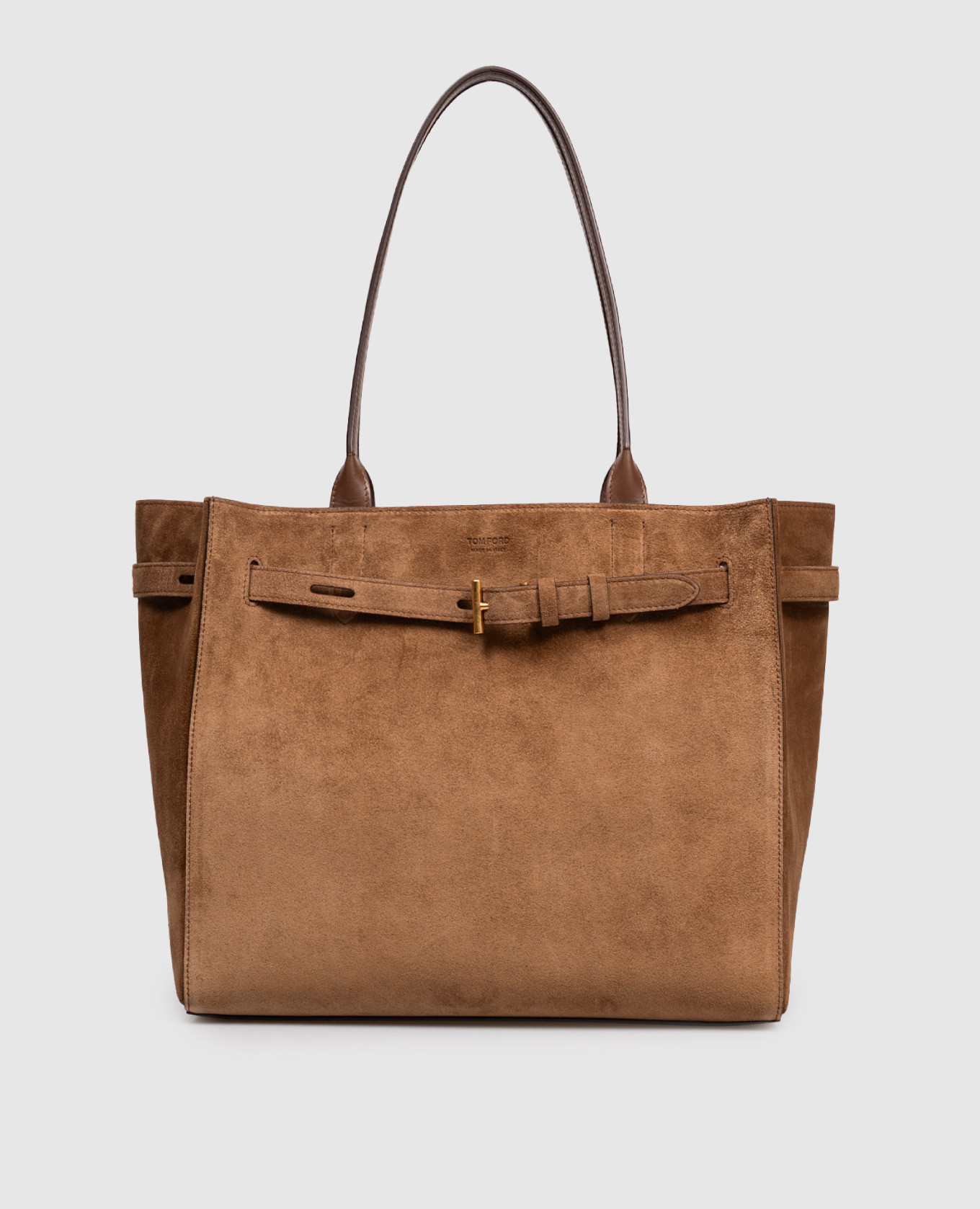 

Brown suede tote bag AUDREY Tom Ford