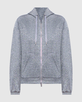 Peserico Gray sports jacket with lurex E12041J000083