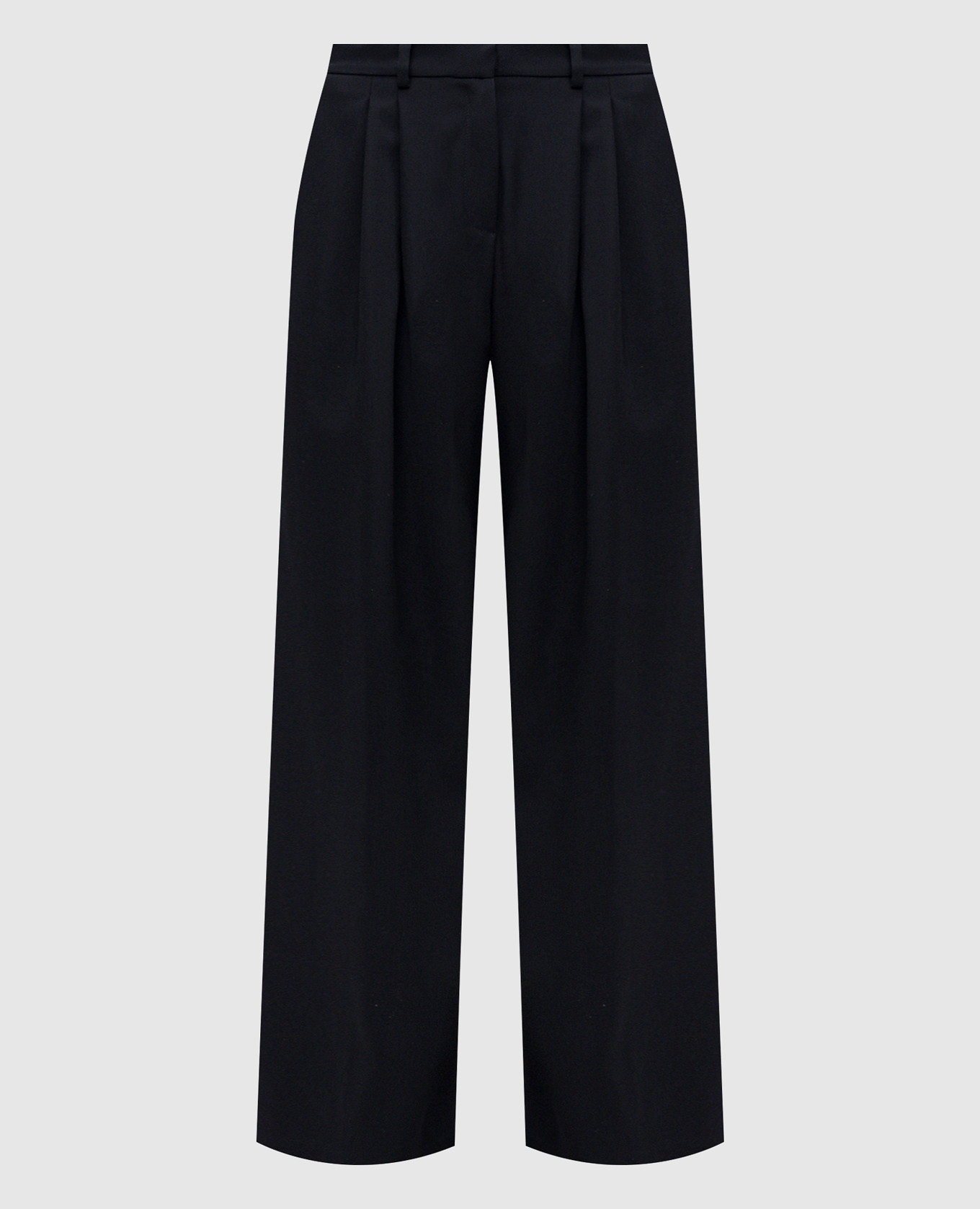 

Wool palazzo trousers Magda Butrym, Black