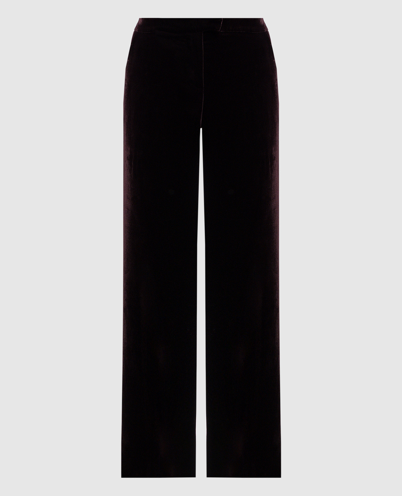 

Gladys burgundy velor pants The Andamane