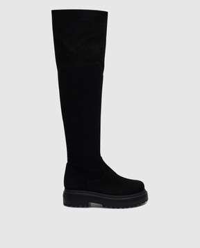 Le Silla Renger black suede boots 6486V020M1PPBAK
