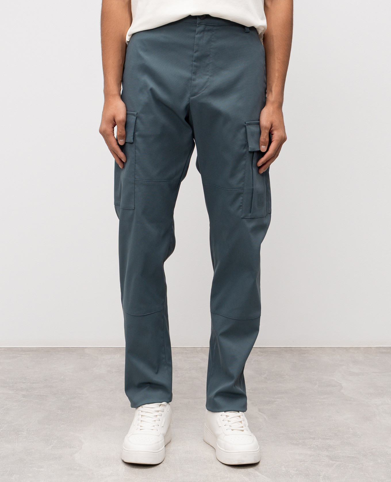 

Blue cargo pants with logo C.P. Company Metropolis, Light blue