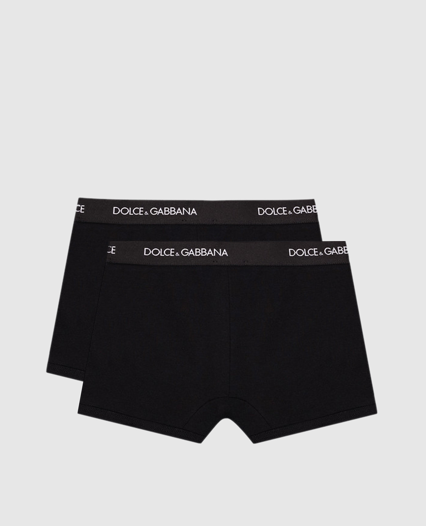 

Children's set of black boxer shorts with logo Dolce&Gabbana