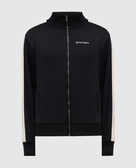 Black sports jacket with logo