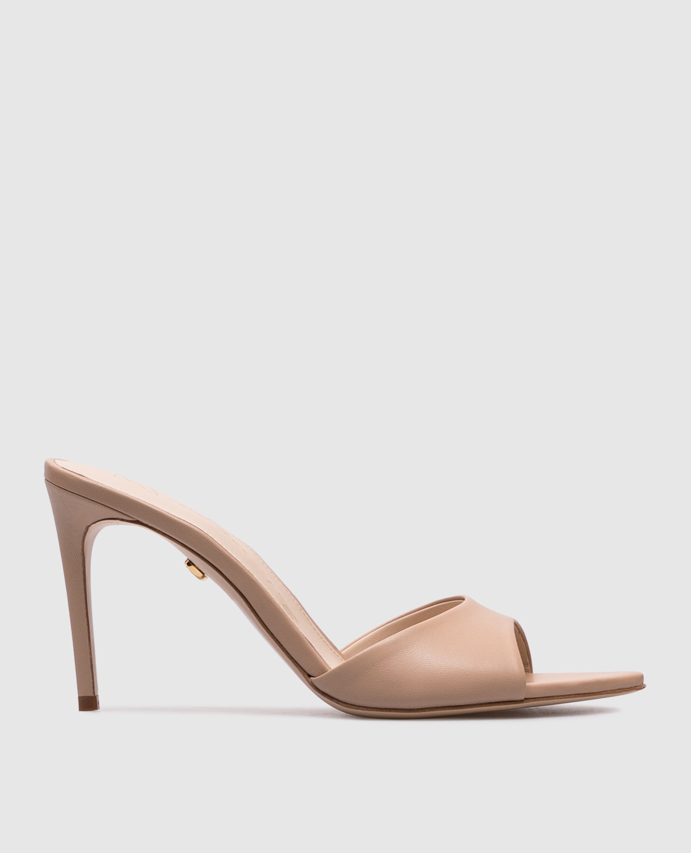 

Beige leather mules Babe Pay Pls