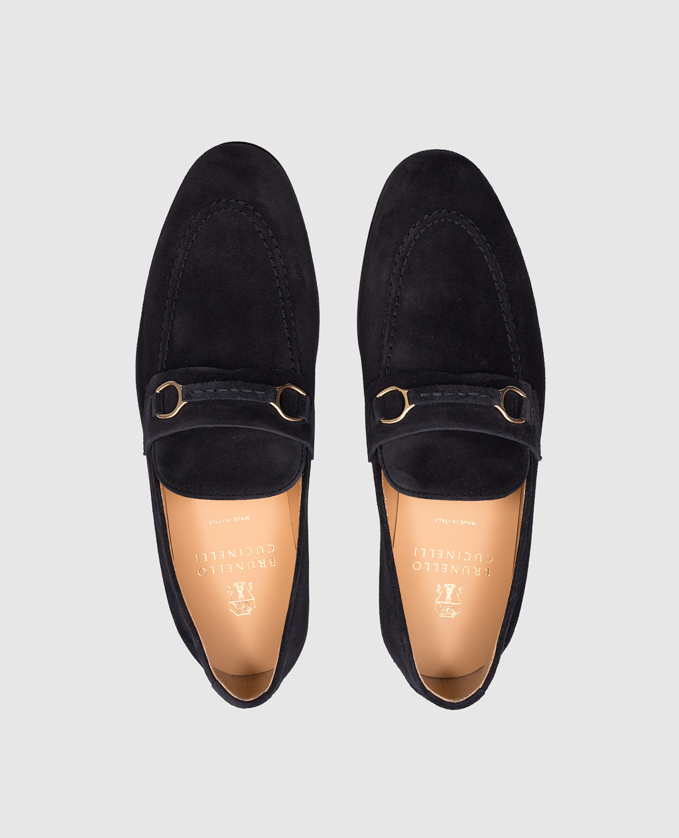

Blue suede loafers Brunello Cucinelli