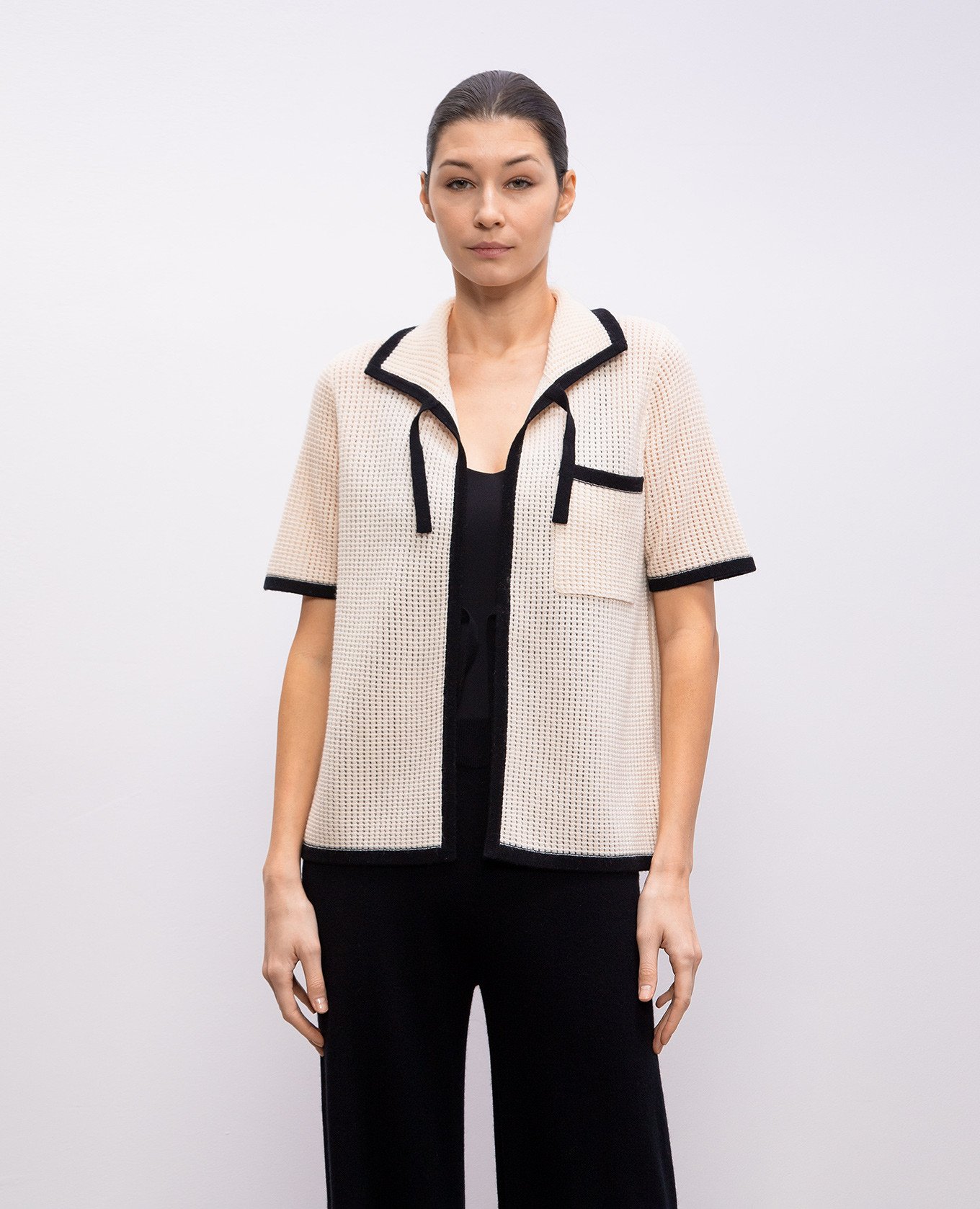 

Beige wool and cashmere cardigan Allude