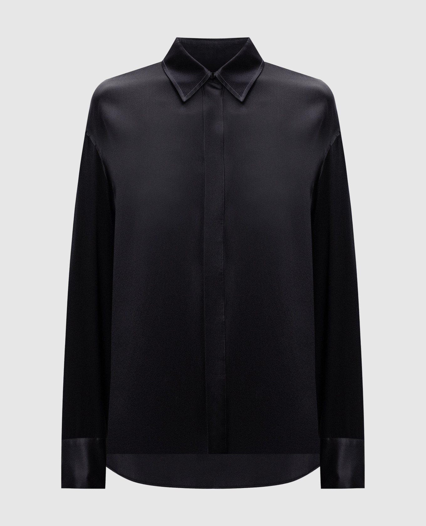 

Black silk blouse Jacob Lee