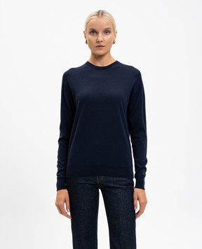 John Smedley Blue DILLIE merino wool jumper DILLIE