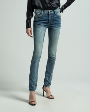 Tom Ford Blue skinny jeans with a distressed effect PAD113DEX223