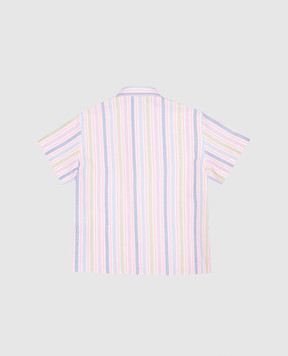 Versace Children's striped shirt with logo 10186401A13151