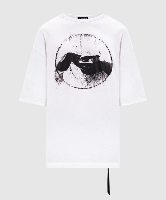 Ann Demeulemeester - White t-shirt with Dieter print