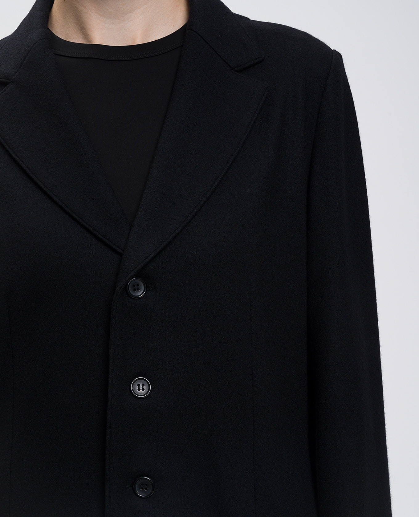 Black wool jacket Intoca 5