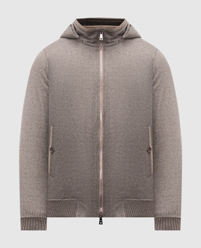 Cashmere&Whiskey Gray wool and cashmere jacket 7400855211