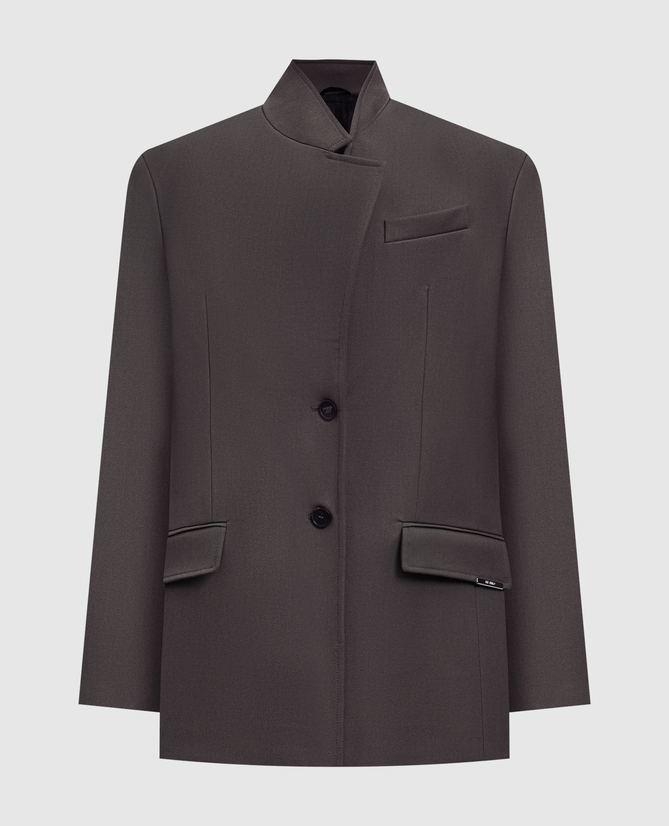 Brown wool jacket The Attico