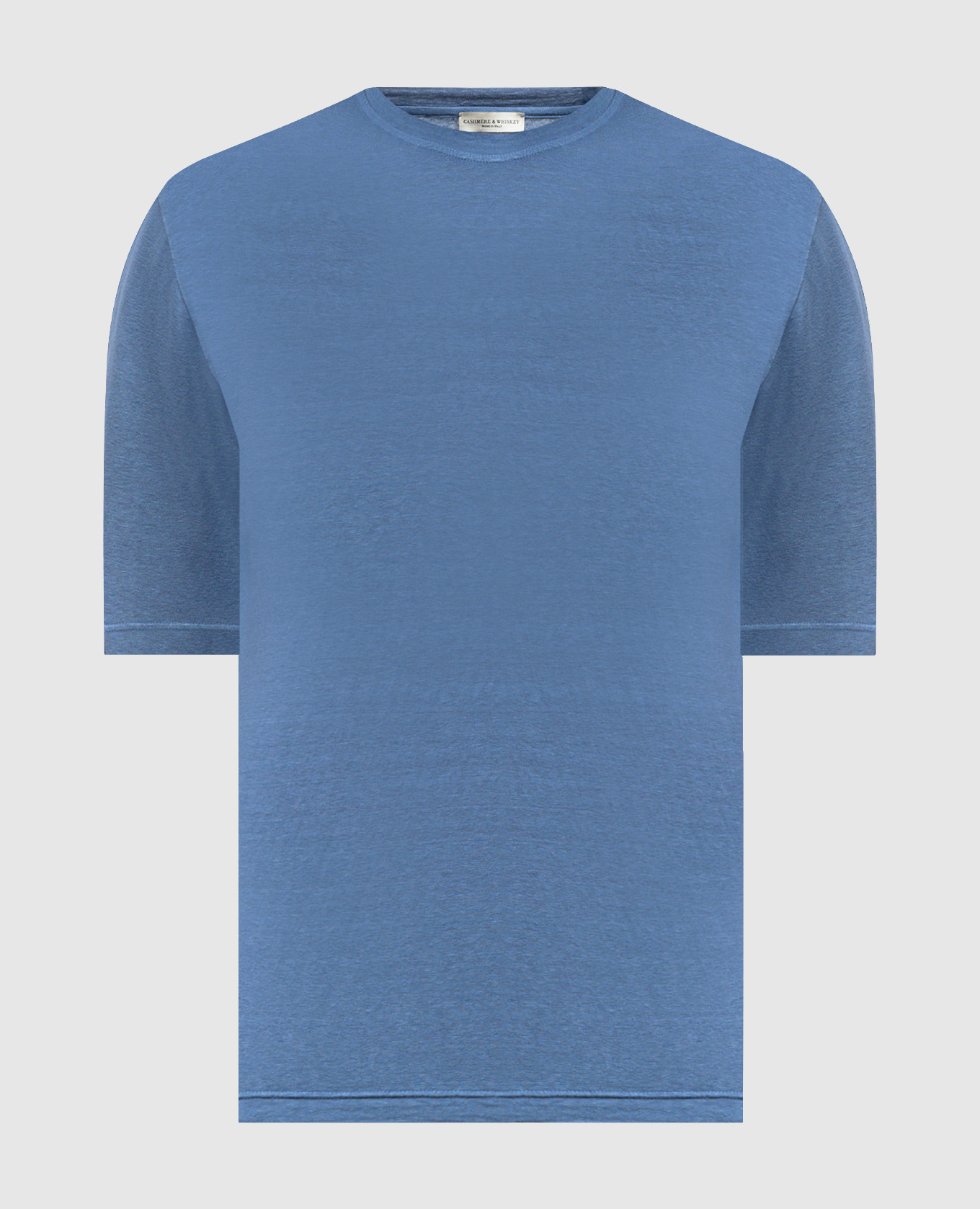 Blue linen T-shirt Cashmere&Whiskey