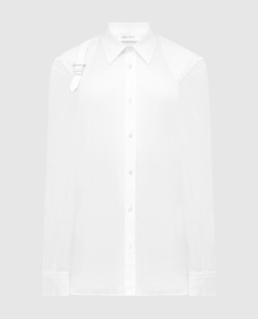 Alexander McQueen White shirt with a strap 828259QNAAX