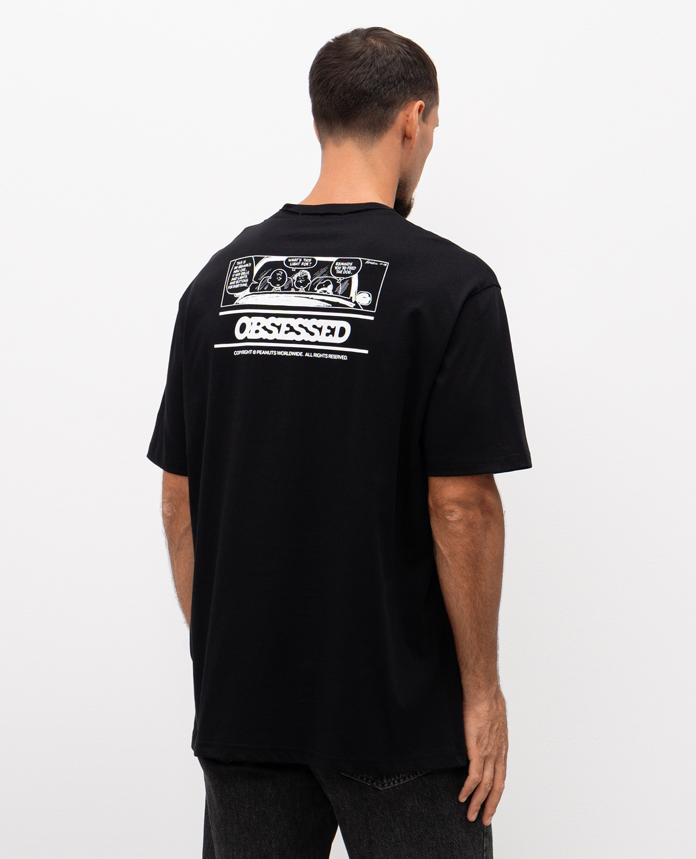 

Black T-shirt with branded print Iceberg