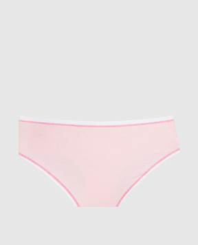RiminiVeste Jadea Baby's Pink Floral Print Briefs With Lettering 120