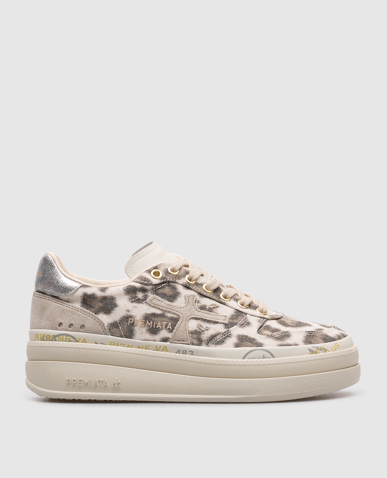 

MICOL beige sneakers with animal print Premiata