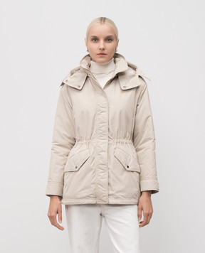 Herno Beige jacket with logo GC000524D12706