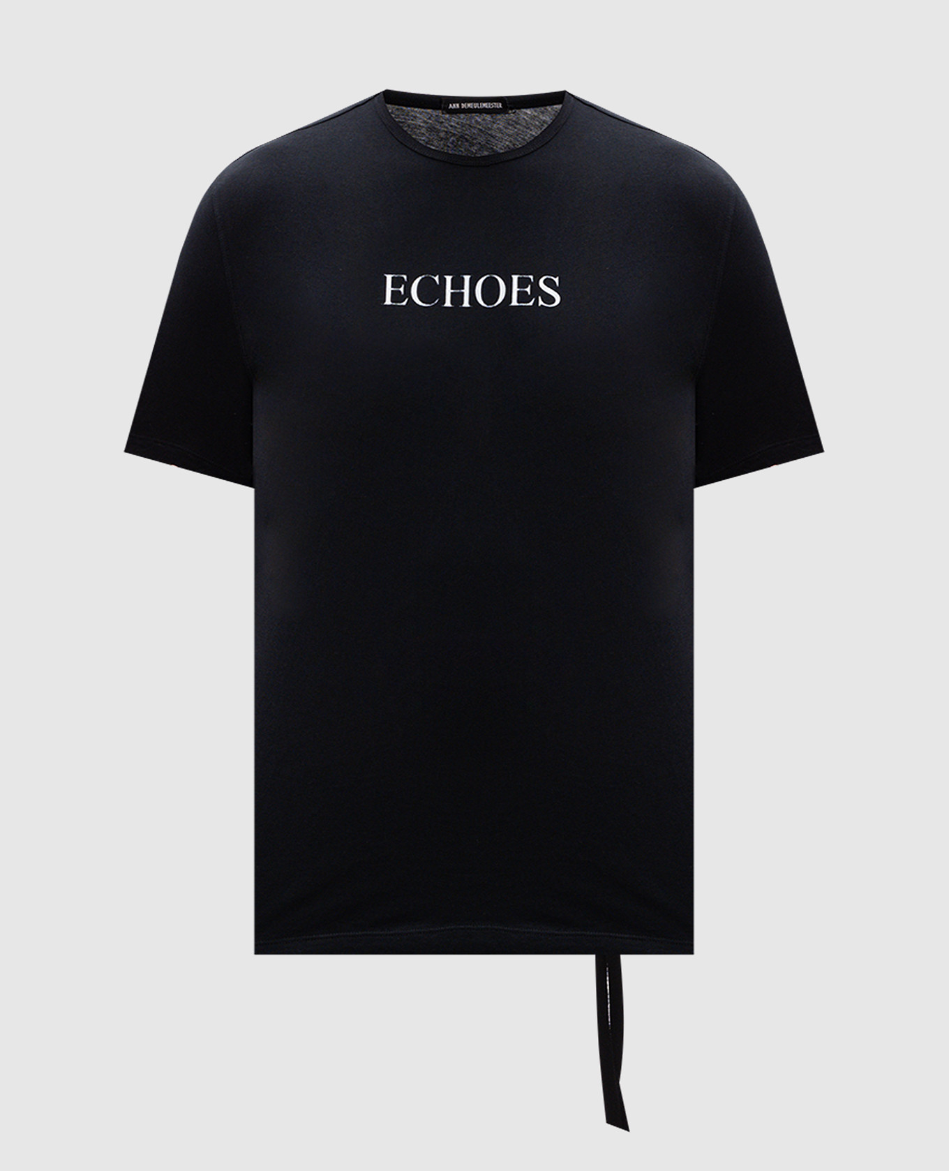 

Black t-shirt with Echoes print Ann Demeulemeester