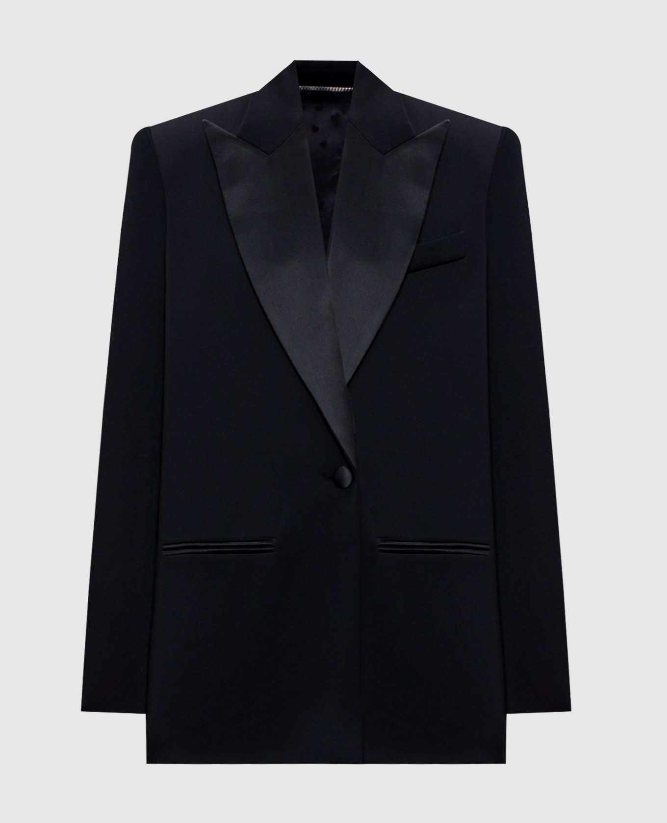 

Black wool and silk jacket Magda Butrym