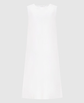 The Row Nicole white silk dress 9022W3856