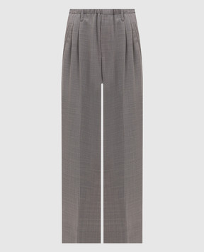 Brunello Cucinelli Gray wool pants MP507P8983