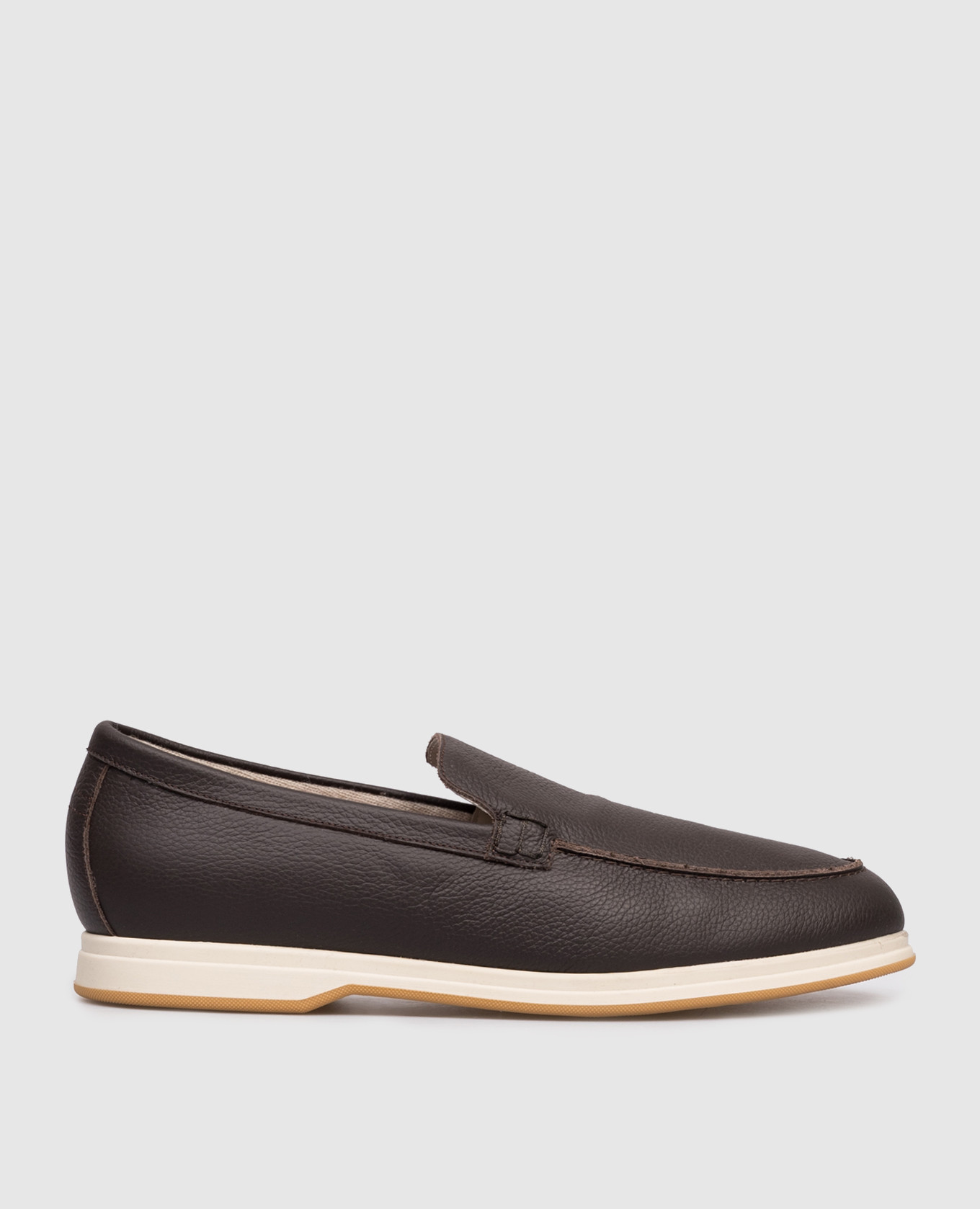 

Brown leather loafers Enrico Mandelli