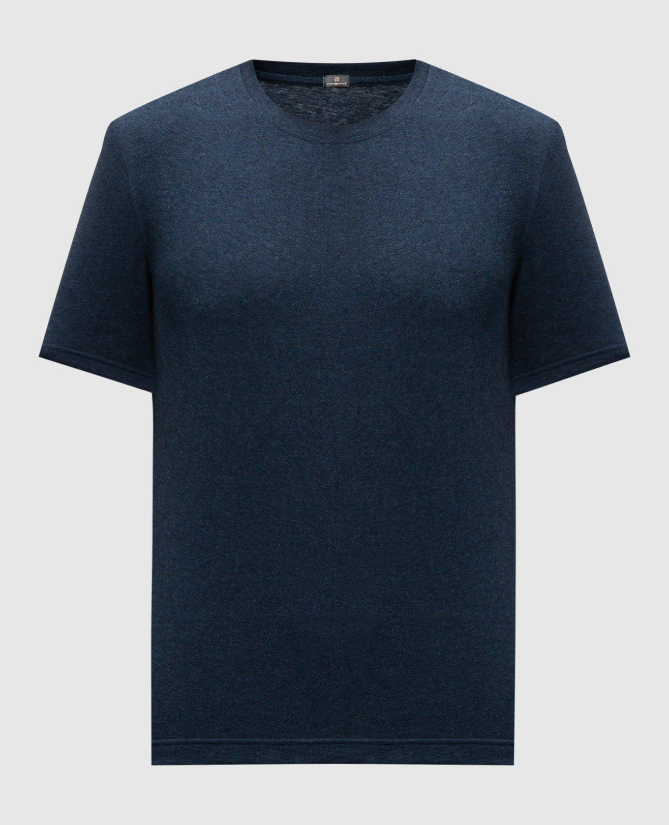 

Blue T-shirt with cashmere CAPOBIANCO