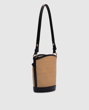 Tom Ford Beige bucket bag with logo L1817TRA004X