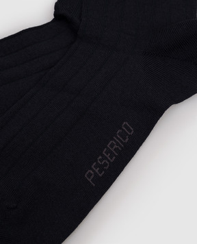 Peserico Blue wool socks R74024C0CC649