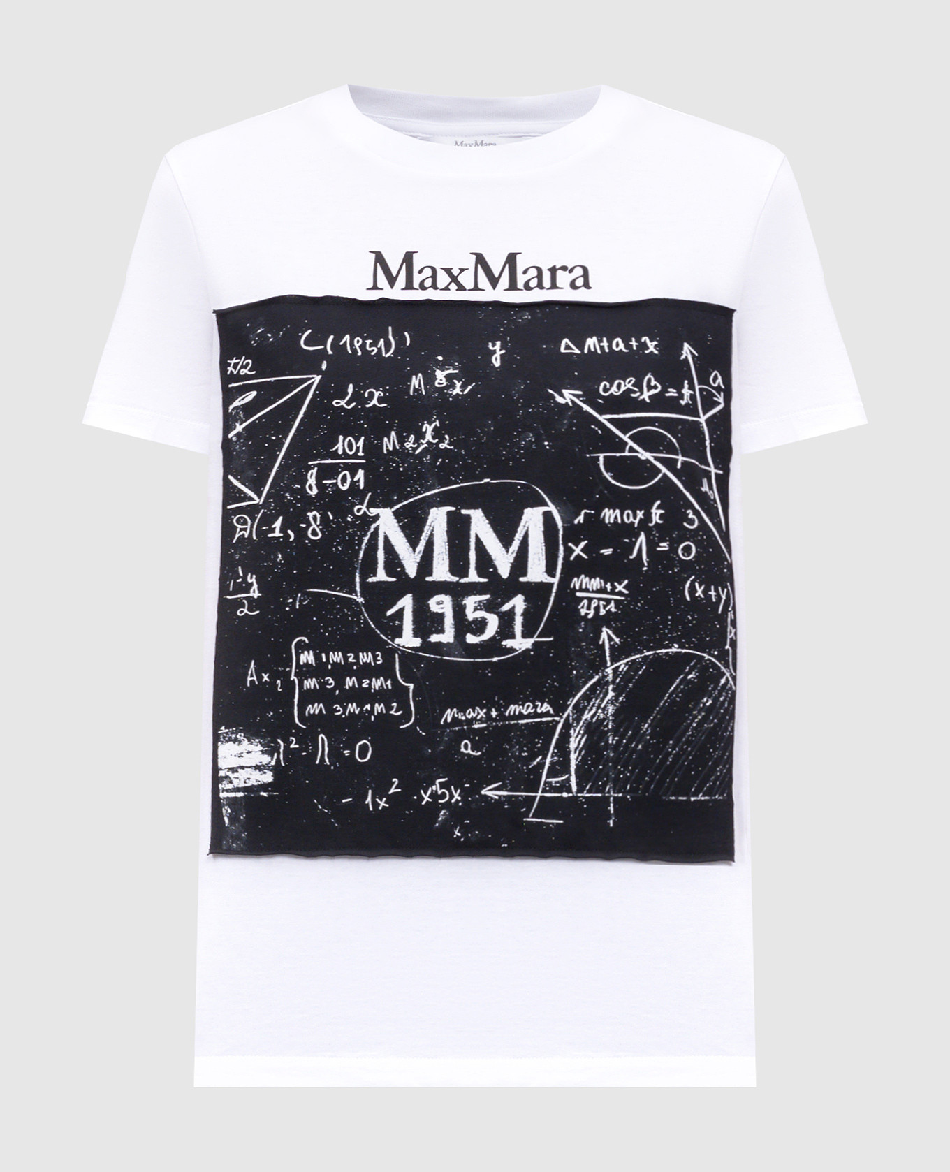 

COLIBRI white T-shirt with logo Max Mara