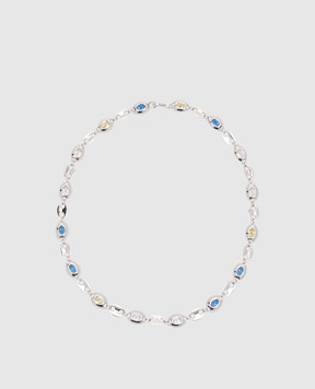 Darkai Collana Mixed Feelings in argento con pietre DICO0075