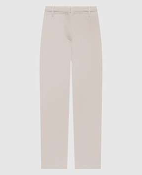 Brunello Cucinelli Beige silk pants M0F73P1702