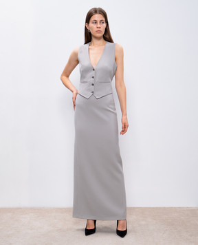WARDROBE.NYC Gray vest made of wool W1055R12