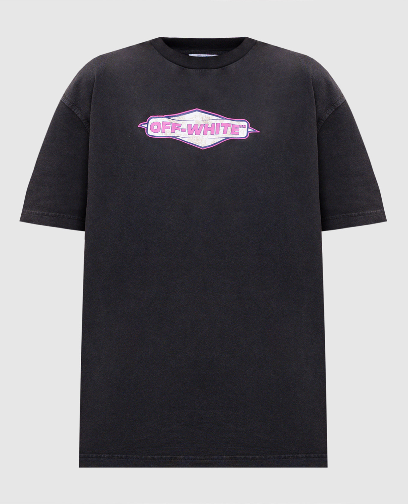 

Grey T-shirt with logo print Off-White