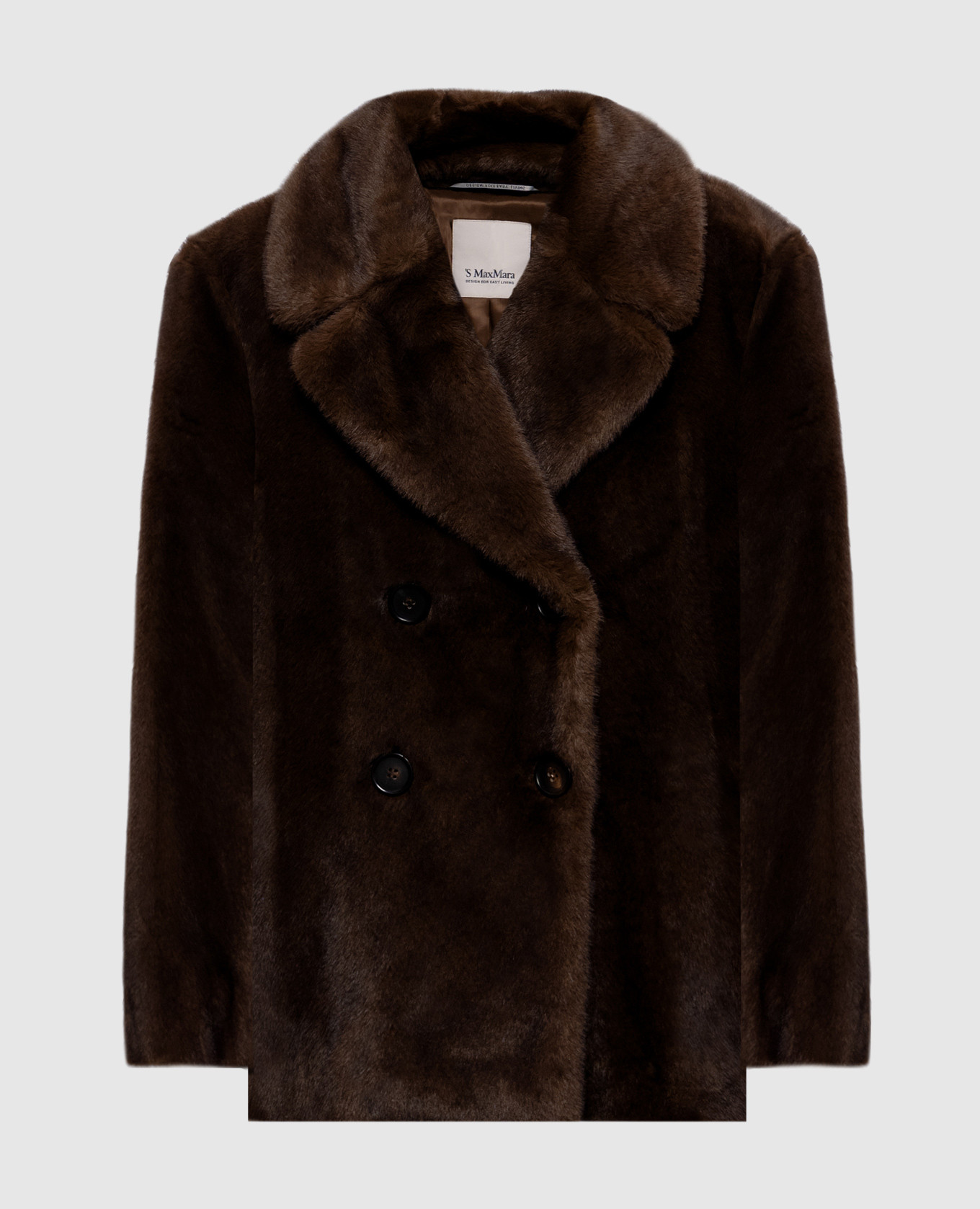 

Brown double-breasted coat LAURA Max Mara