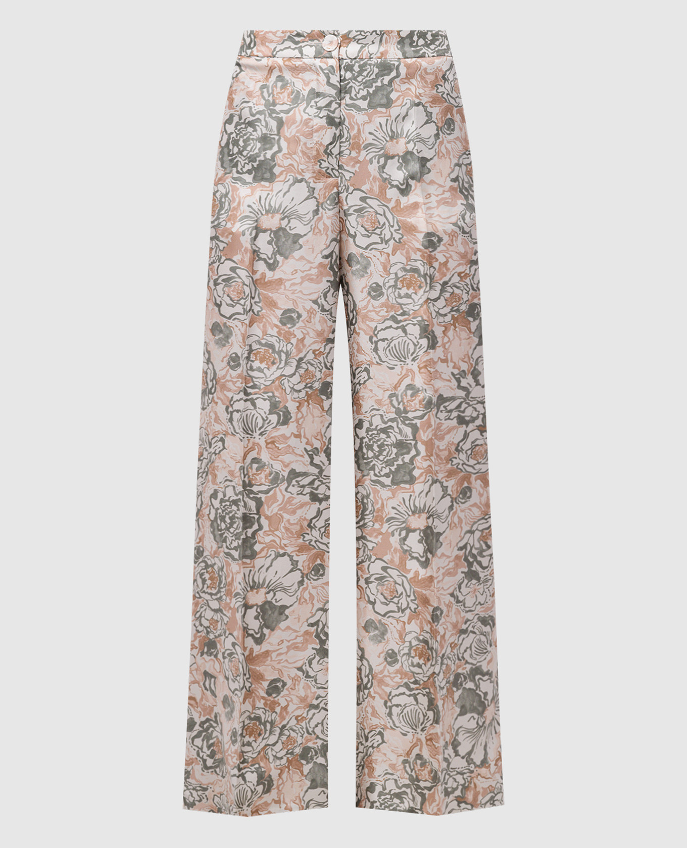 

CANDEO silk flared pants Momoni, White