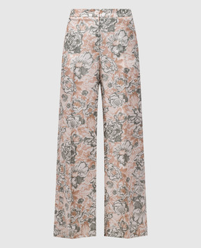 Momoni CANDEO silk flared pants 255MMOPA025255MO09