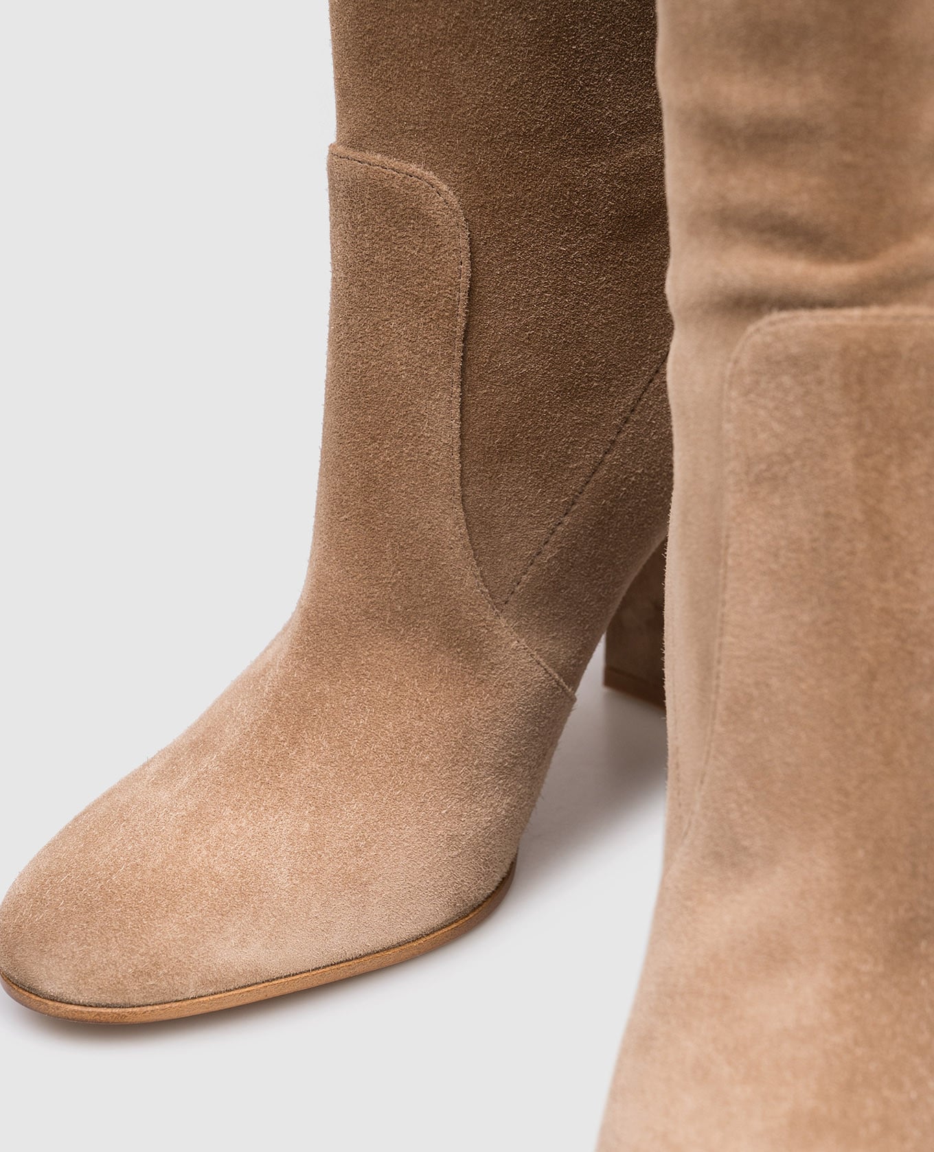 Beige GLEN castle boots Gianvito Rossi 5
