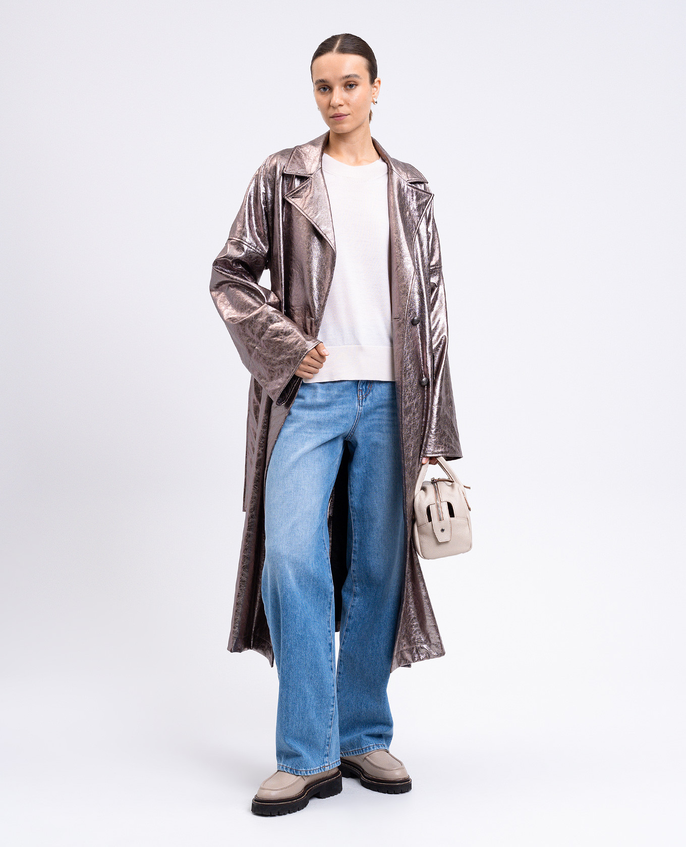 

Beige Larkin wool sweater Momoni