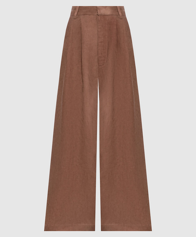 パンツ UMA WANG Woman Pants Brown UW3016 UW50 UMA WANG: Pants woman - Gold | Uma Wang pants UW3016 online